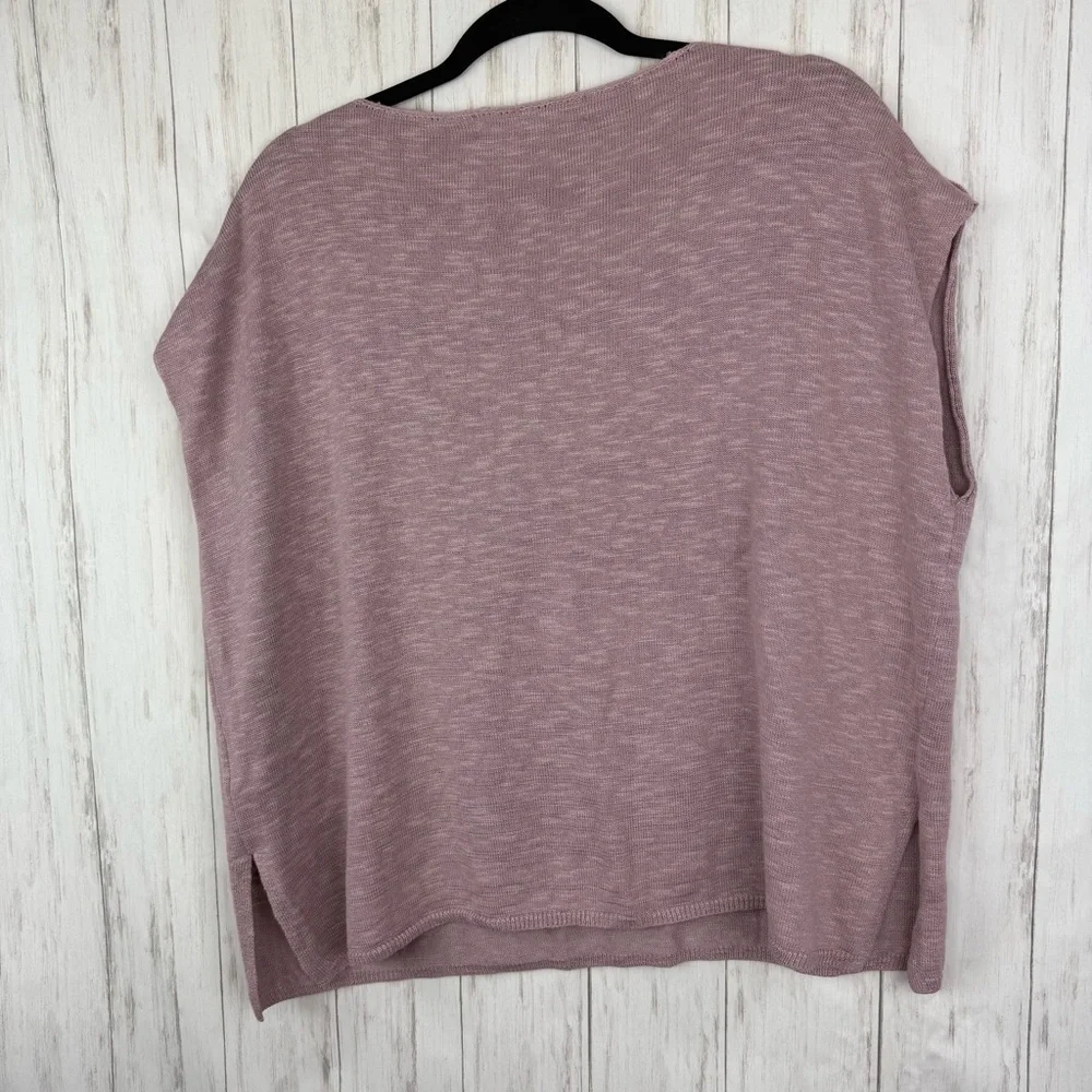 Free People Mauve Knit Top Coverup Beach